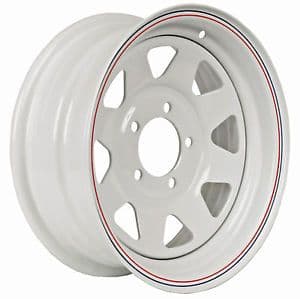 12X4 5-4.5 WHITE SPOKE
