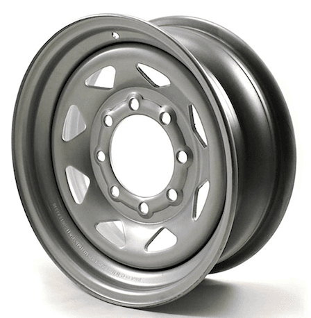16X6 8-6.5 SILVER SPOKE