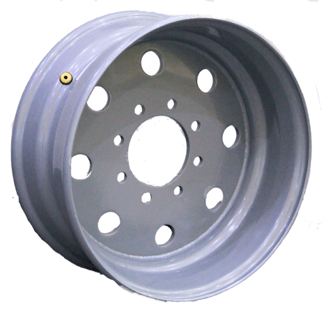 17.5X6.75 8-6.5/.50 SINGLE MOD SILVER HP