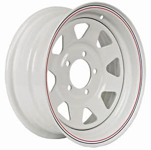 12X7 5-4.5 WHITE SPOKE